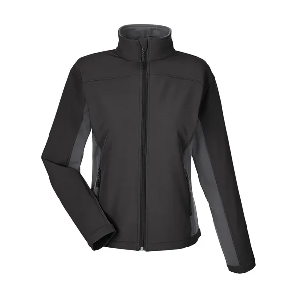 Devon & Jones Women's Soft Shell Colorblock Jacket