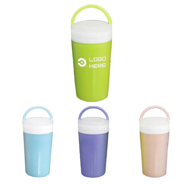 Portable Double Layer Insulated Plastic Thermos Cup - Portable Double Layer Insulated Plastic Thermos Cup - Image 0 of 2