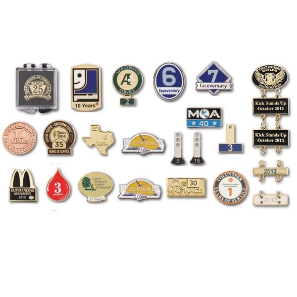 Sandblast Lapel Pin - Recognition / Years of Service - Sandblast Lapel Pin - Recognition / Years of Service - Image 1 of 1