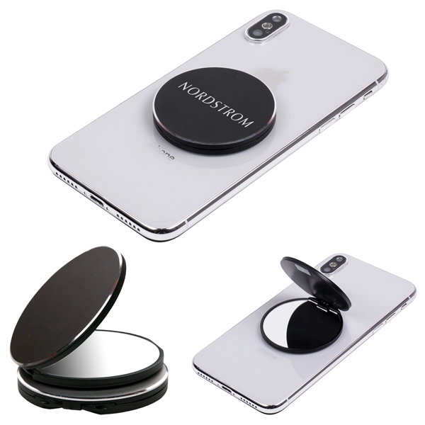 iShine Aluminum Mirror & Phone Stand - iShine Aluminum Mirror & Phone Stand - Image 2 of 14