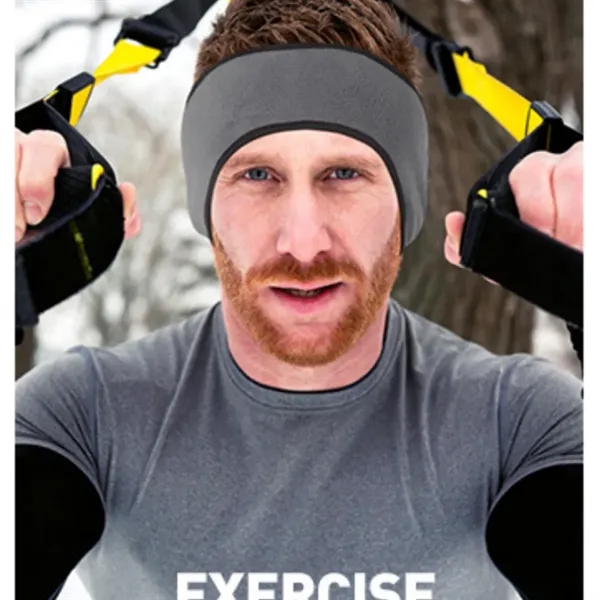 Winter Headband Fleece Ear Warmers - Winter Headband Fleece Ear Warmers - Image 4 of 7