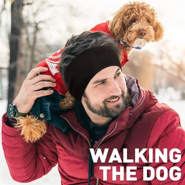 Winter Headband Fleece Ear Warmers - Winter Headband Fleece Ear Warmers - Image 6 of 7