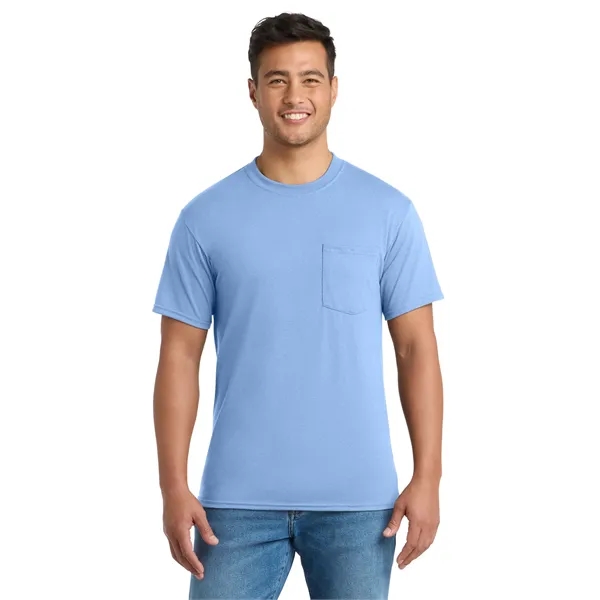 Port & Co Tall Core Blend Pocket Tee. - Port & Co Tall Core Blend Pocket Tee. - Image 30 of 64