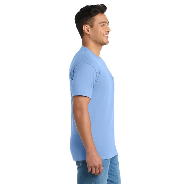 Port & Co Tall Core Blend Pocket Tee. - Port & Co Tall Core Blend Pocket Tee. - Image 32 of 64