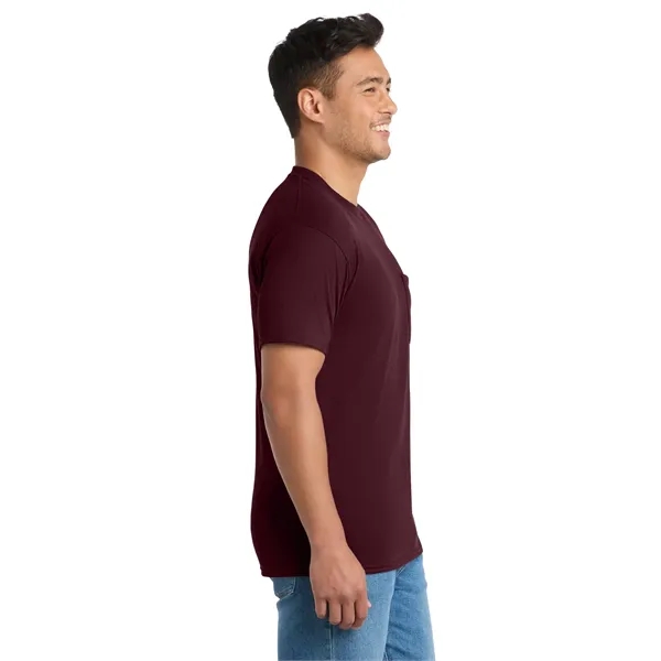 Port & Co Tall Core Blend Pocket Tee. - Port & Co Tall Core Blend Pocket Tee. - Image 12 of 64