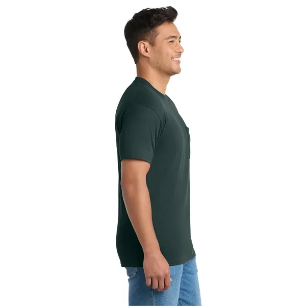 Port & Co Tall Core Blend Pocket Tee. - Port & Co Tall Core Blend Pocket Tee. - Image 22 of 64