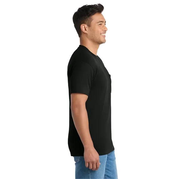 Port & Co Tall Core Blend Pocket Tee. - Port & Co Tall Core Blend Pocket Tee. - Image 27 of 64