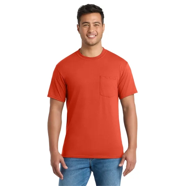 Port & Co Tall Core Blend Pocket Tee. - Port & Co Tall Core Blend Pocket Tee. - Image 40 of 64