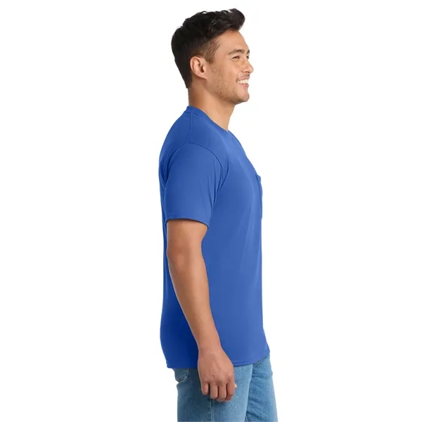 Port & Co Tall Core Blend Pocket Tee. - Port & Co Tall Core Blend Pocket Tee. - Image 52 of 64