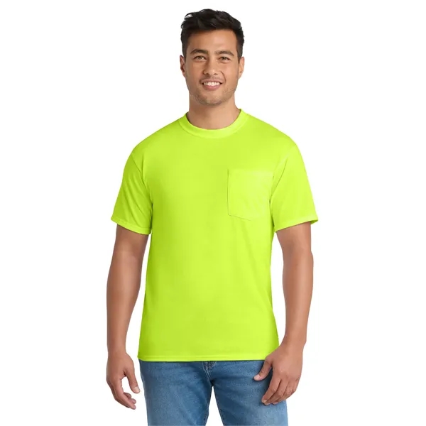 Port & Co Tall Core Blend Pocket Tee. - Port & Co Tall Core Blend Pocket Tee. - Image 55 of 64