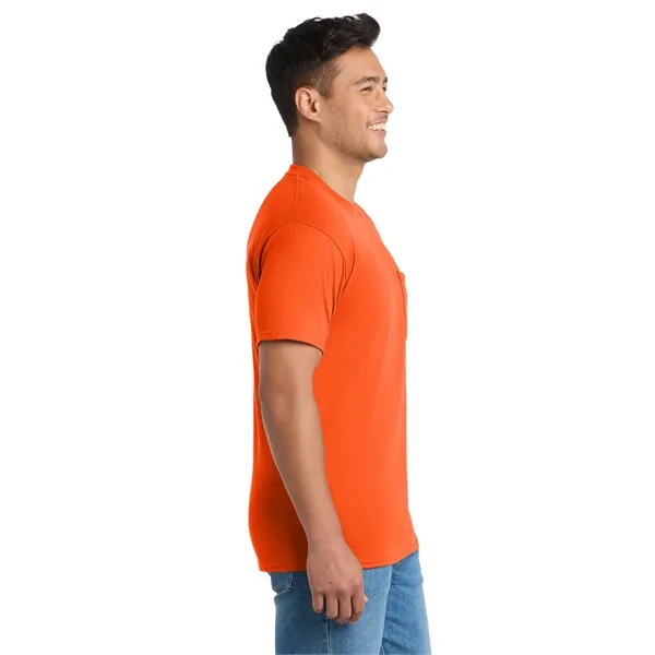 Port & Co Tall Core Blend Pocket Tee. - Port & Co Tall Core Blend Pocket Tee. - Image 62 of 64