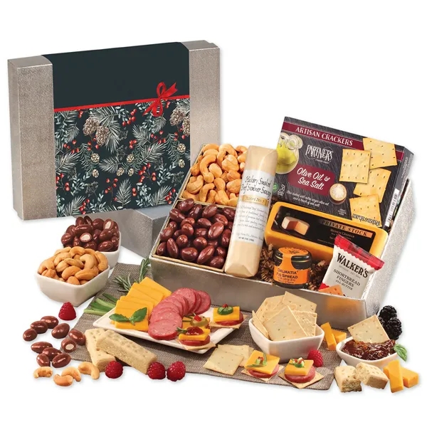 Snacking Smorgasbord with Pine Boughs & Berries Sleeve - Snacking Smorgasbord with Pine Boughs & Berries Sleeve - Image 1 of 1