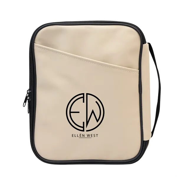 Hudson Recycled Leatherette Tech Organizer - Hudson Recycled Leatherette Tech Organizer - Image 2 of 4