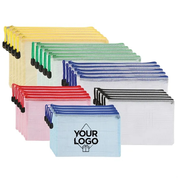 A4/A5/A6 Mesh Zipper File Bags for Documents Organization - A4/A5/A6 Mesh Zipper File Bags for Documents Organization - Image 0 of 8