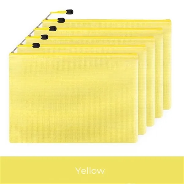 A4/A5/A6 Mesh Zipper File Bags for Documents Organization - A4/A5/A6 Mesh Zipper File Bags for Documents Organization - Image 7 of 8