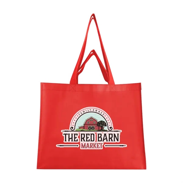 Matte Laminated Recycled Non-Woven Dual Handle Shopper To... - Matte Laminated Recycled Non-Woven Dual Handle Shopper To... - Image 11 of 17