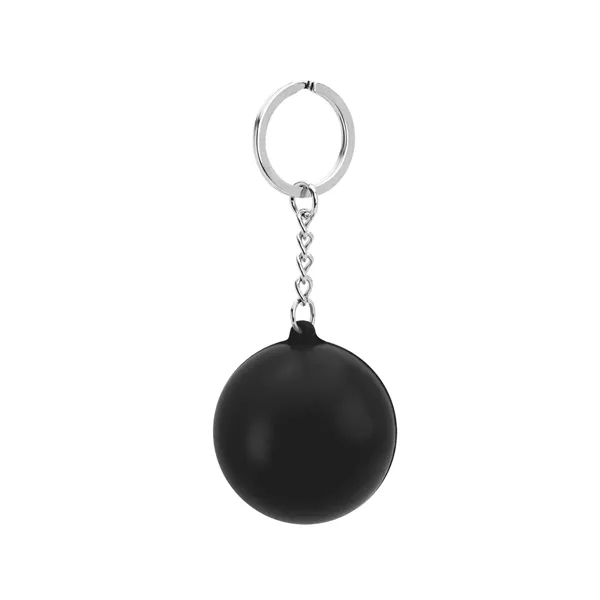 Round PU Stress Reliever Keychain - Round PU Stress Reliever Keychain - Image 2 of 12