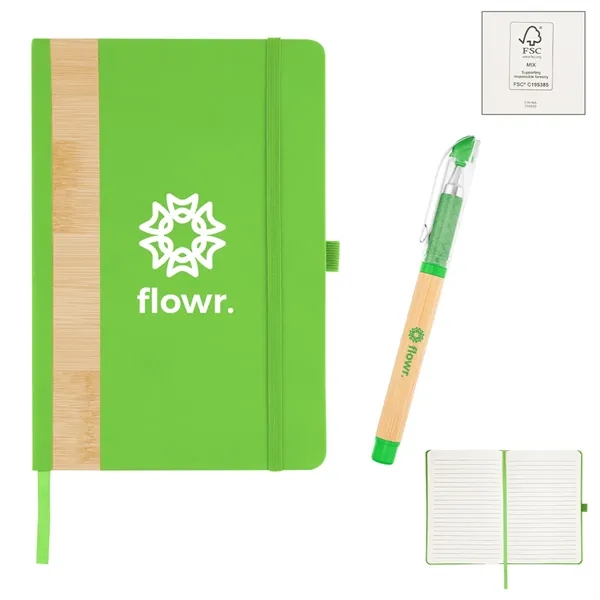Verse Bamboo Journal With Pen - Verse Bamboo Journal With Pen - Image 3 of 7