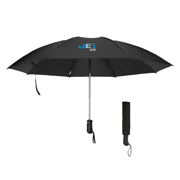 46" Arc Two-Tone rPET Inversion Umbrella - 46" Arc Two-Tone rPET Inversion Umbrella - Image 1 of 9