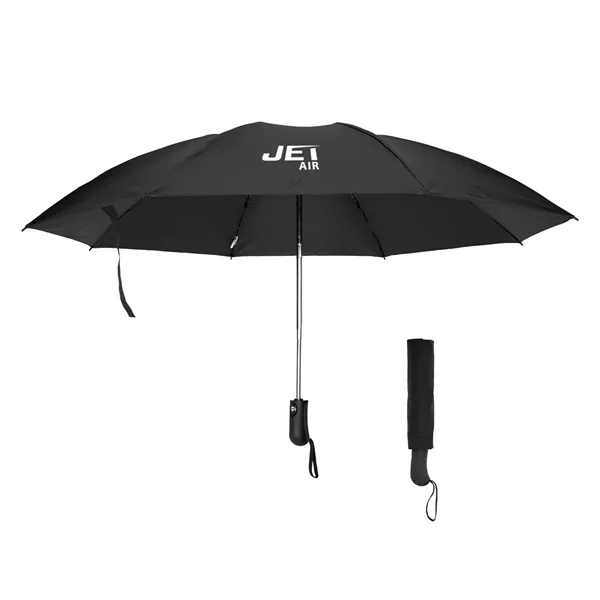 46" Arc Two-Tone rPET Inversion Umbrella - 46" Arc Two-Tone rPET Inversion Umbrella - Image 3 of 9