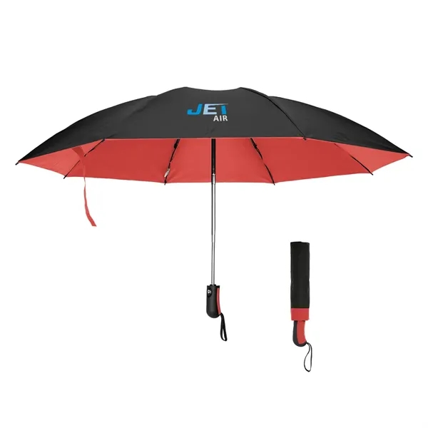 46" Arc Two-Tone rPET Inversion Umbrella - 46" Arc Two-Tone rPET Inversion Umbrella - Image 6 of 9