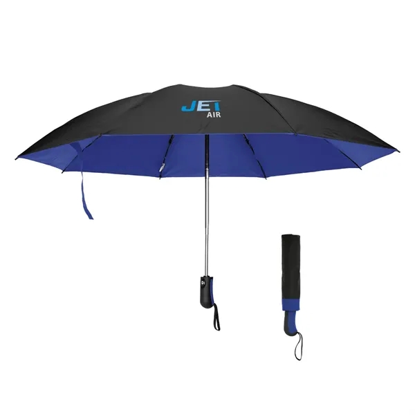 46" Arc Two-Tone rPET Inversion Umbrella - 46" Arc Two-Tone rPET Inversion Umbrella - Image 7 of 9