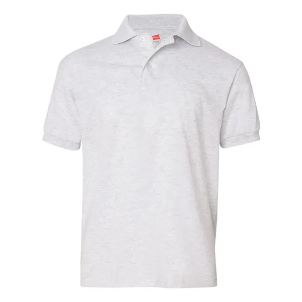 Hanes Youth EcoSmart® Jersey Polo - Hanes Youth EcoSmart® Jersey Polo - Image 1 of 33