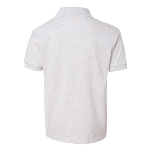 Hanes Youth EcoSmart® Jersey Polo - Hanes Youth EcoSmart® Jersey Polo - Image 4 of 33