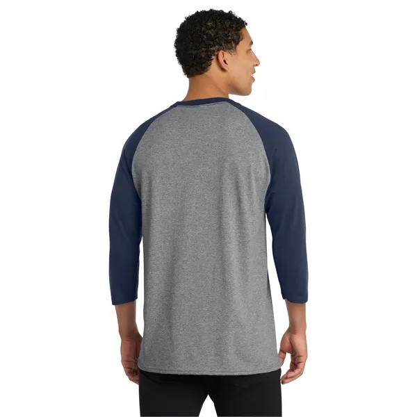 Port & Co Core Blend 3/4-Sleeve Raglan Tee. - Port & Co Core Blend 3/4-Sleeve Raglan Tee. - Image 5 of 29