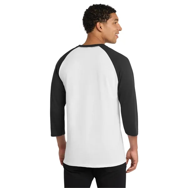 Port & Co Core Blend 3/4-Sleeve Raglan Tee. - Port & Co Core Blend 3/4-Sleeve Raglan Tee. - Image 11 of 29