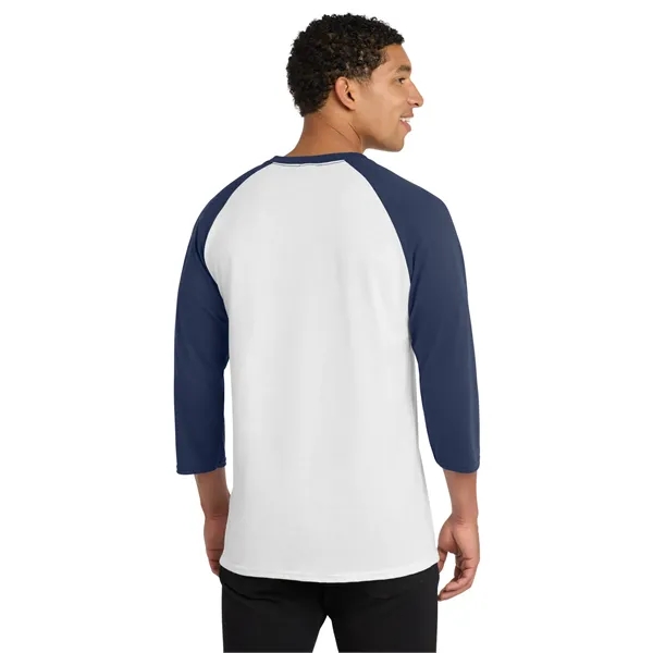Port & Co Core Blend 3/4-Sleeve Raglan Tee. - Port & Co Core Blend 3/4-Sleeve Raglan Tee. - Image 14 of 29