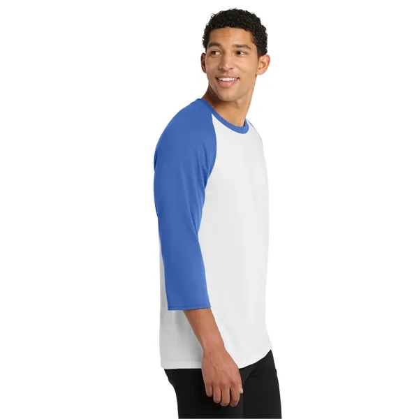 Port & Co Core Blend 3/4-Sleeve Raglan Tee. - Port & Co Core Blend 3/4-Sleeve Raglan Tee. - Image 27 of 29