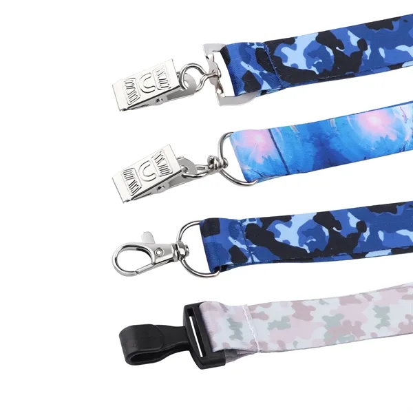 3/4" Full Color Polyester Wrist Lanyard Keychain - 3/4" Full Color Polyester Wrist Lanyard Keychain - Image 2 of 7