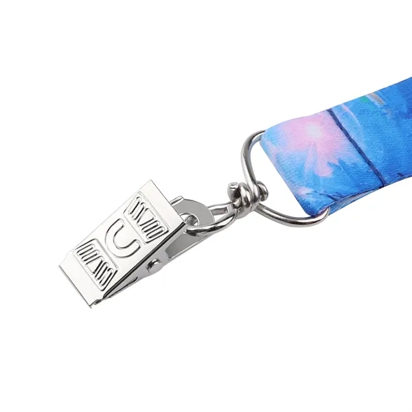3/4" Full Color Polyester Wrist Lanyard Keychain - 3/4" Full Color Polyester Wrist Lanyard Keychain - Image 7 of 7