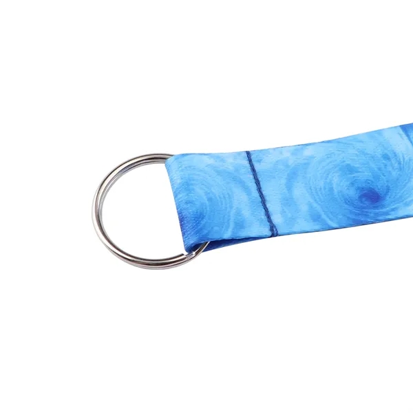 3/4" Custom Sublimated Polyester Wrist Lanyard Keychains - 3/4" Custom Sublimated Polyester Wrist Lanyard Keychains - Image 2 of 3