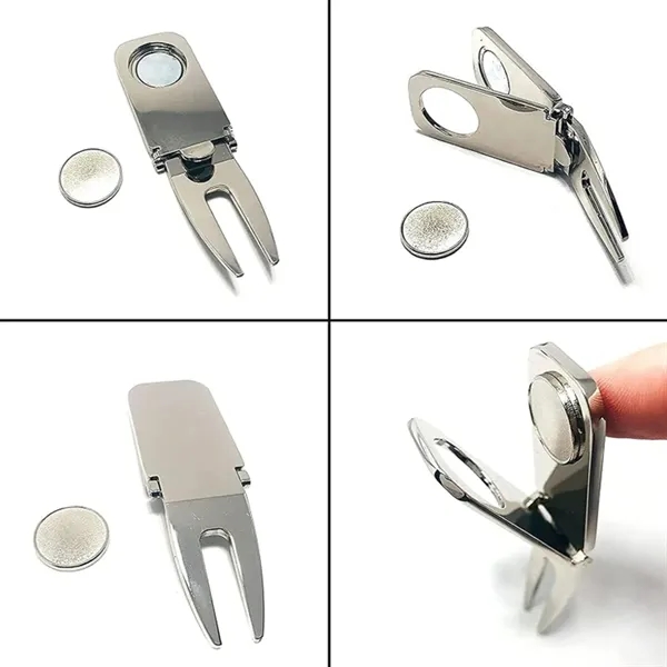 Golf Divot Tool with Ball Marker and Cigar Holder - Golf Divot Tool with Ball Marker and Cigar Holder - Image 4 of 8
