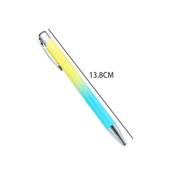 Gradient Color Ballpoint Pen with Metal Clip - Gradient Color Ballpoint Pen with Metal Clip - Image 1 of 6