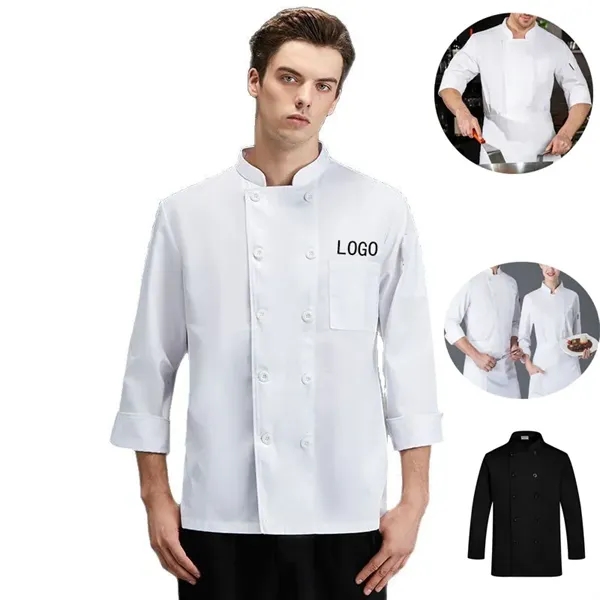 Long Sleeve Chef Coat - Long Sleeve Chef Coat - Image 0 of 3