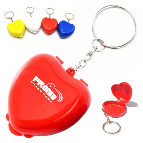 CPR Face Shield Keychain with Protective Case - CPR Face Shield Keychain with Protective Case - Image 0 of 5