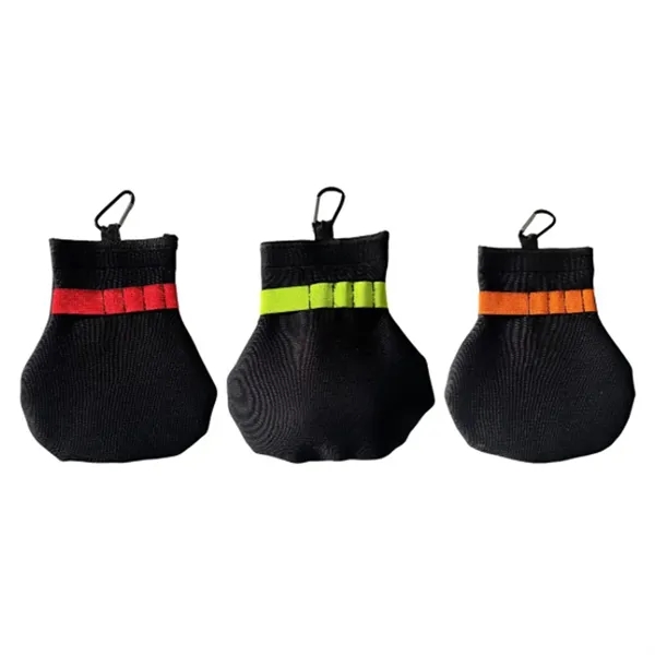 Golf Tee Holder Pouch with Hook - Golf Tee Holder Pouch with Hook - Image 2 of 6