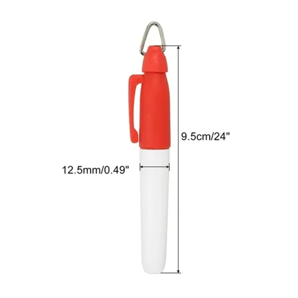Mini Whiteboard Marker with Clip and Hanging Hook - Mini Whiteboard Marker with Clip and Hanging Hook - Image 1 of 6
