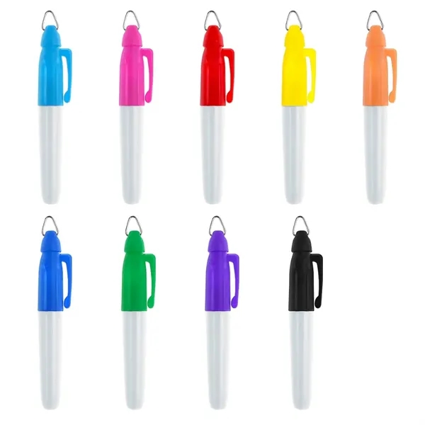 Mini Whiteboard Marker with Clip and Hanging Hook - Mini Whiteboard Marker with Clip and Hanging Hook - Image 2 of 6