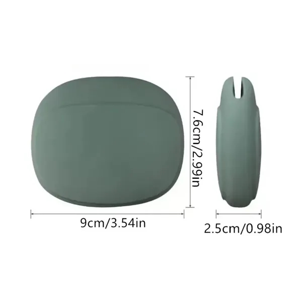 Silicone Cable Organizer Case for Earbuds and Charging Wires - Silicone Cable Organizer Case for Earbuds and Charging Wires - Image 1 of 6