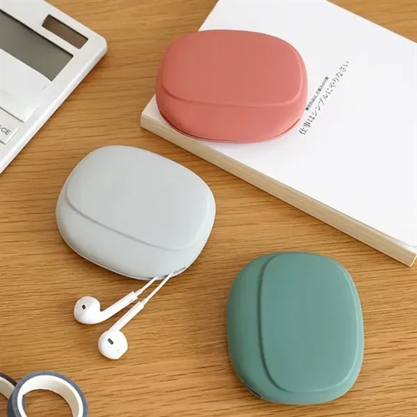 Silicone Cable Organizer Case for Earbuds and Charging Wires - Silicone Cable Organizer Case for Earbuds and Charging Wires - Image 4 of 6