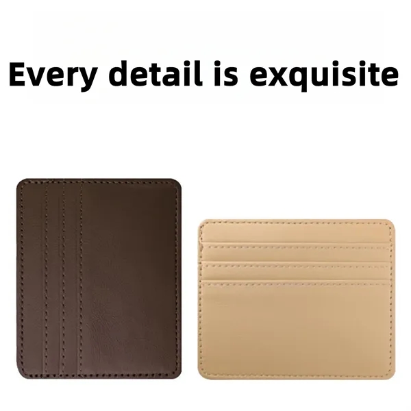 Ultra Thin Double-sided Leather Card Sleeve - Ultra Thin Double-sided Leather Card Sleeve - Image 2 of 5