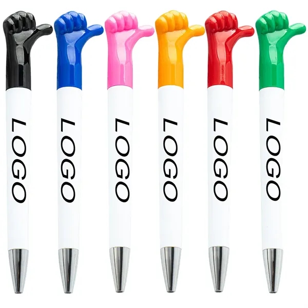 Cartoon Thumb-Shaped Colorful Smooth-Writing Ballpoint Pen - Cartoon Thumb-Shaped Colorful Smooth-Writing Ballpoint Pen - Image 0 of 1
