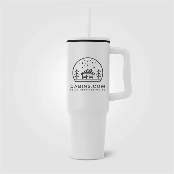 Polar - 40 oz. Stainless Steel Tumbler - Silkscreen - Polar - 40 oz. Stainless Steel Tumbler - Silkscreen - Image 4 of 4
