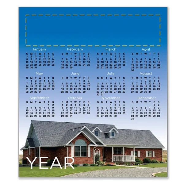 3.5" x 4" Small Magnetic Calendar 30 Mil - 3.5" x 4" Small Magnetic Calendar 30 Mil - Image 4 of 10