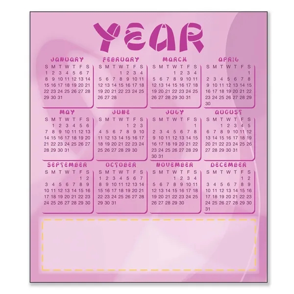 3.5" x 4" Small Magnetic Calendar 30 Mil - 3.5" x 4" Small Magnetic Calendar 30 Mil - Image 5 of 10