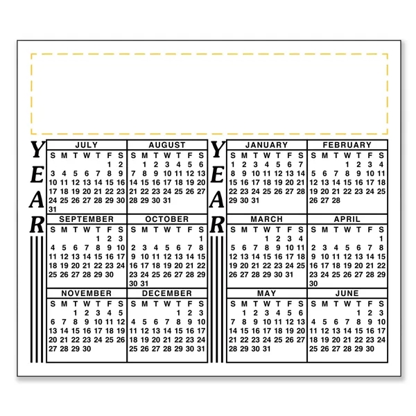 3.5" x 4" Small Magnetic Calendar 30 Mil - 3.5" x 4" Small Magnetic Calendar 30 Mil - Image 7 of 10